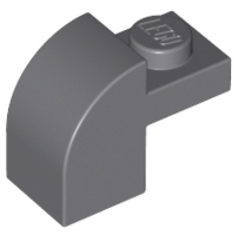 Dakpan, Gebogen 2x1x1 1/3 Dark Bluish Gray