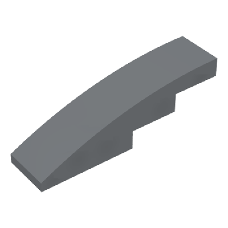 Dakpan, Gebogen 4x1 Dark Bluish Gray