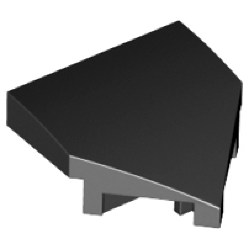 Dakpan, Gebogen 2x2x2/3 met punt Black