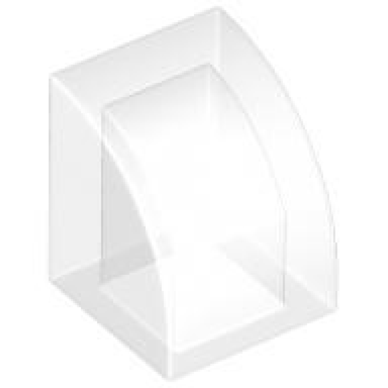 Dakpan, Gebogen 1x1 Trans Clear