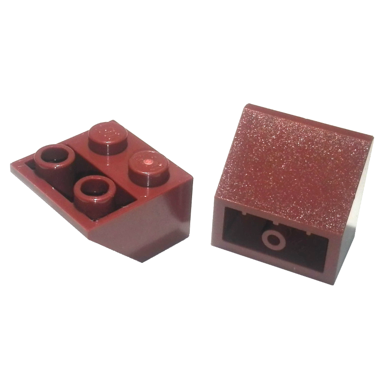 Dakpan, Omgekeerd 45° 2x2 Reddish Brown