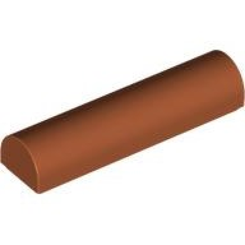 Dakpan, Gebogen 1x4x2/3 Dubbel Dark Orange