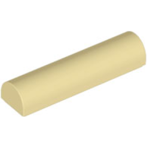 Dakpan, Gebogen 1x4x2/3 Dubbel Tan
