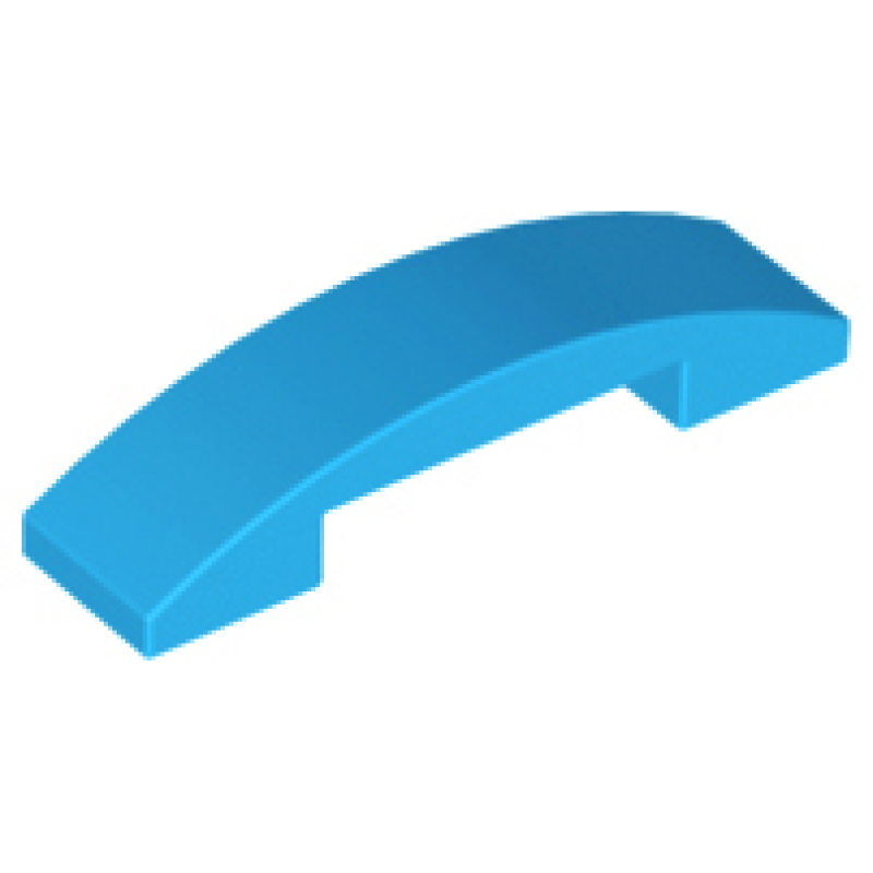 Dakpan, Gebogen 4x1x2/3 Dark Azure