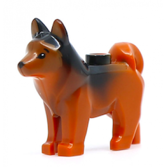 Hond husky (Red / Copper) Dark Orange