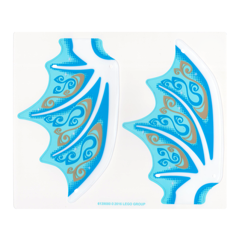 Draken Vleugels (vel per 2 gepakt) Trans Clear