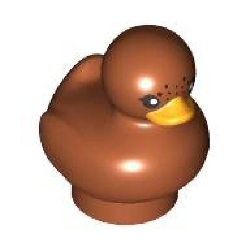 Baby Eend Dark Orange