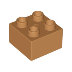 Duplo Steen 2x2 Medium Nougat