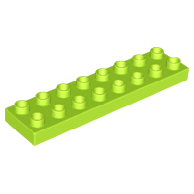 Duplo, Plaat 2x8 Lime