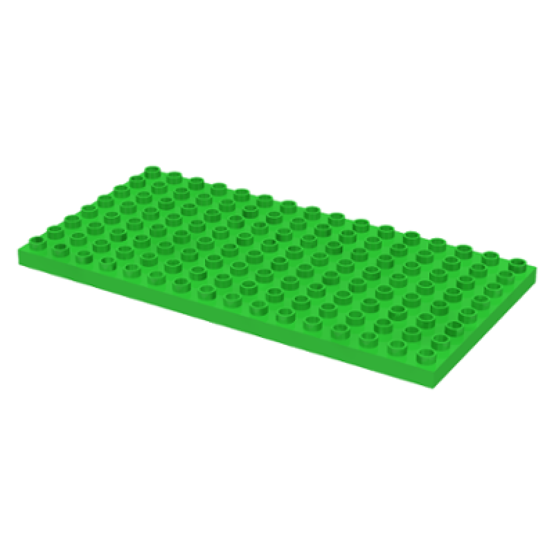 Duplo, Plaat 8x16 Bright Green