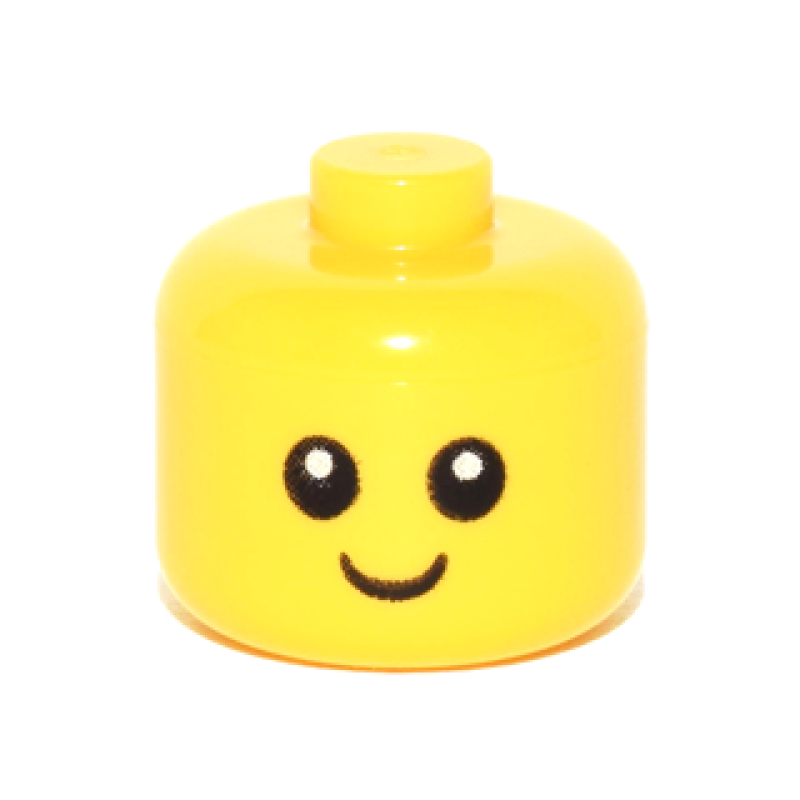 Baby hoofd Yellow