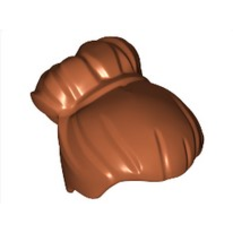 Haar, Hoge Knot Dark Orange