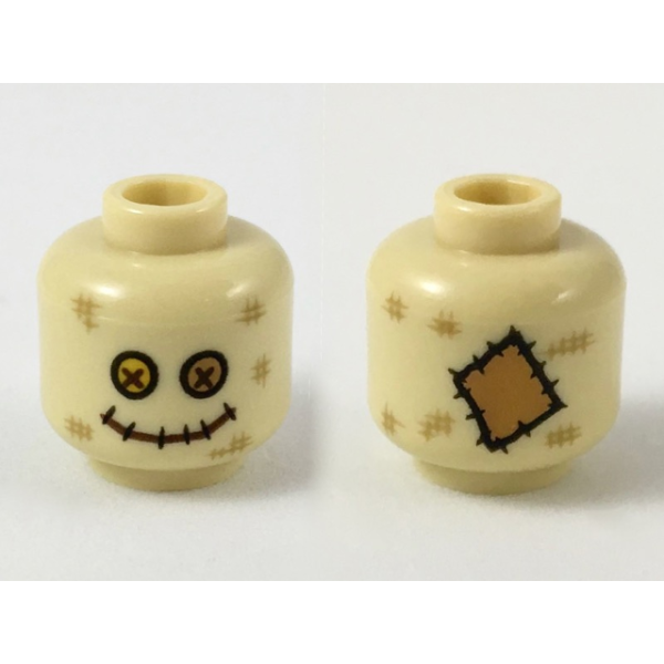 Hoofd, Dubbelzijdig, Vogelverschrikker Tan