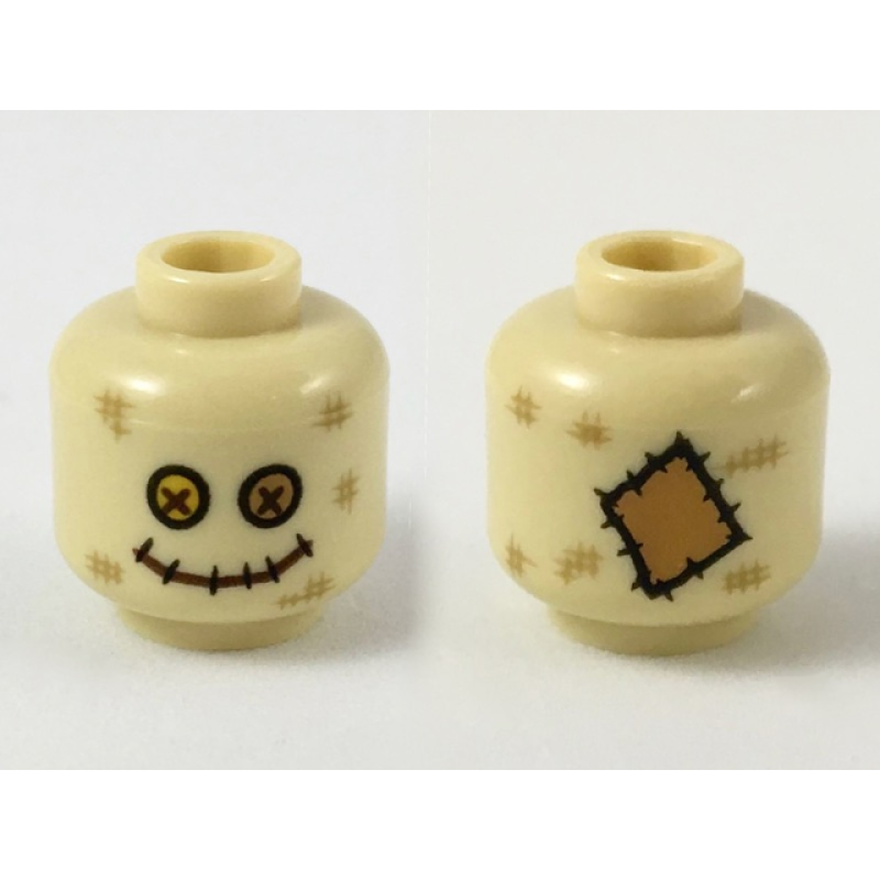 Hoofd, Dubbelzijdig, Vogelverschrikker Tan