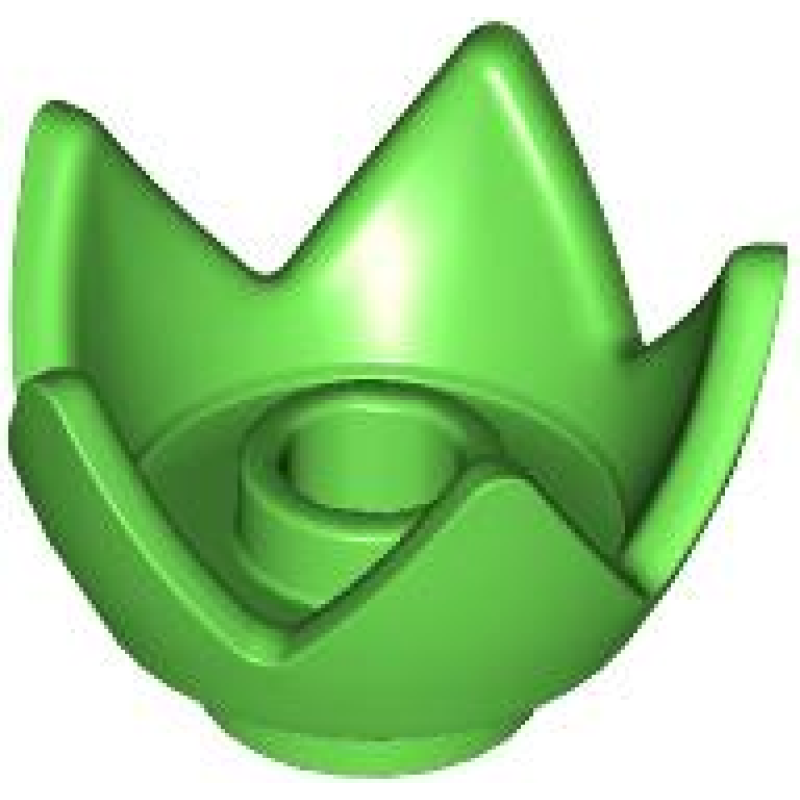 Kroon / Eierschaal met open midden nop Bright Green