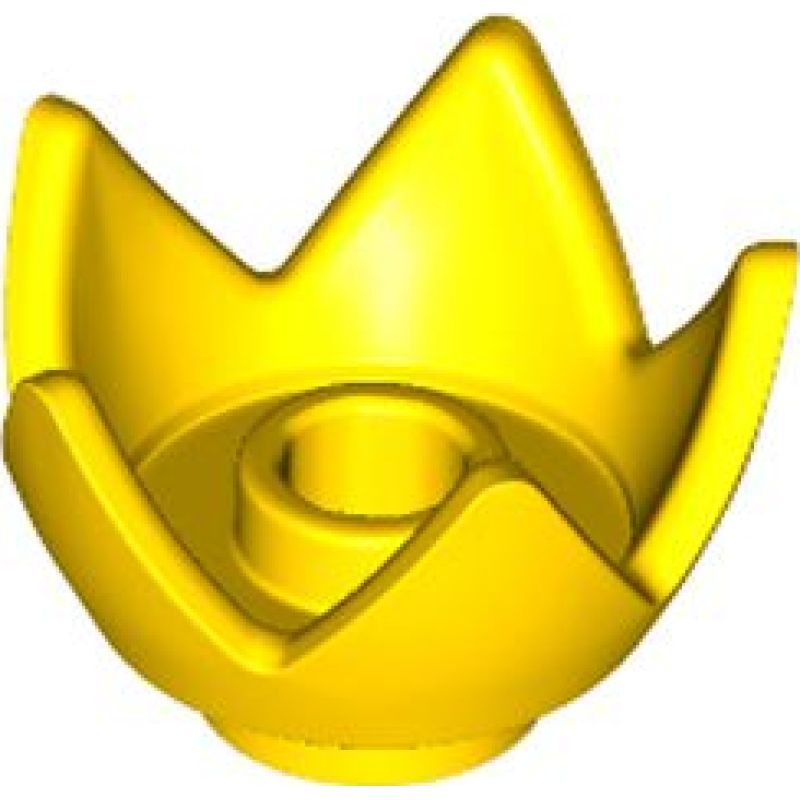 Kroon / Eierschaal met open midden nop Yellow