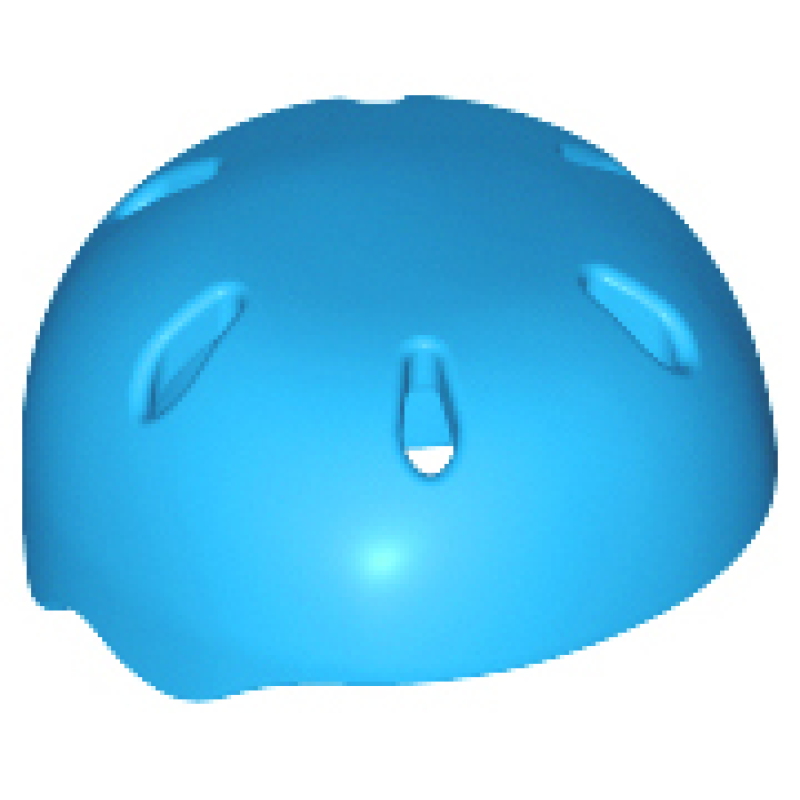 Hoofddeksel Helm sport met ventilatiegaten Dark Azure