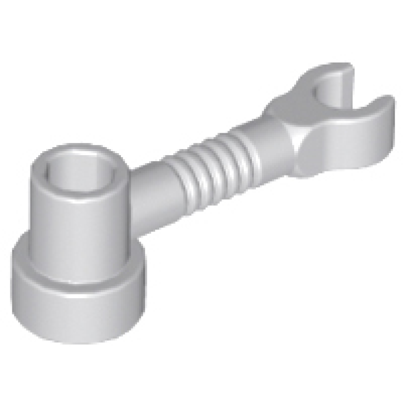 Staaf 1x3 met clip en nopjes houder (robot arm) Light Bluish Gray