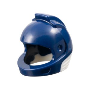 Helm Ruimte, Stad Astronaut met witte basis in nek Dark Blue