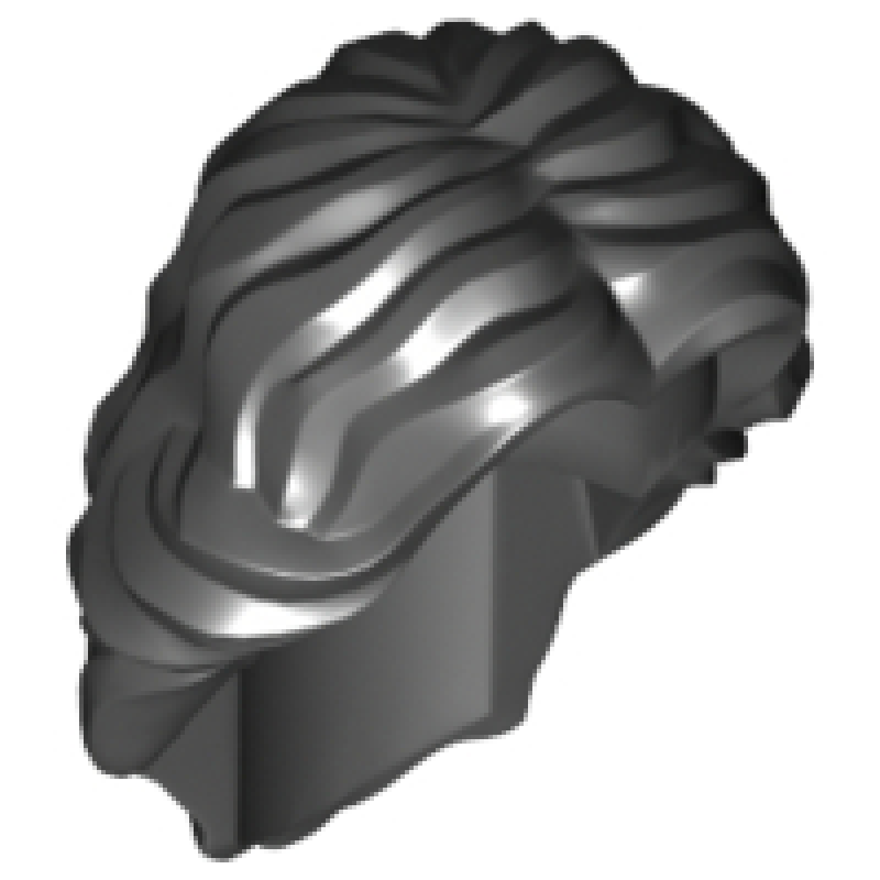 Haar, Vrouwelijk Half Lang Golvend Black