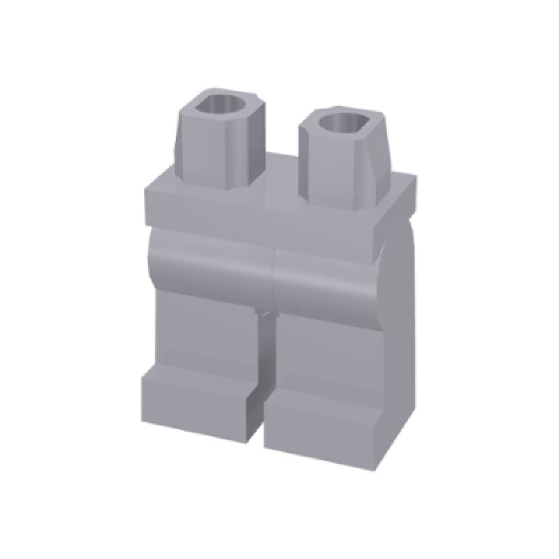 Heupen en Benen Light Bluish Gray