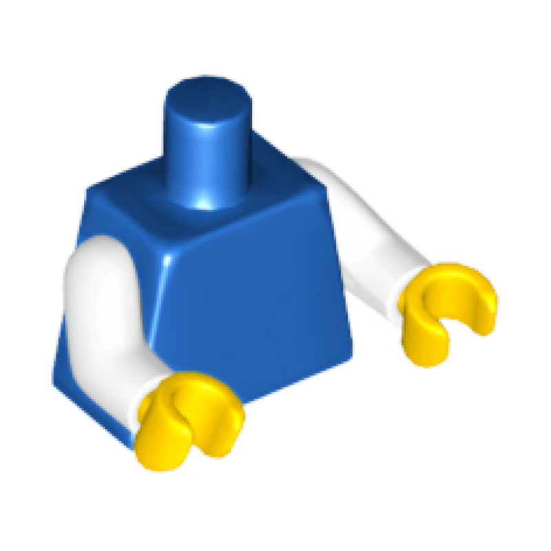 Romp met witte armen Blue