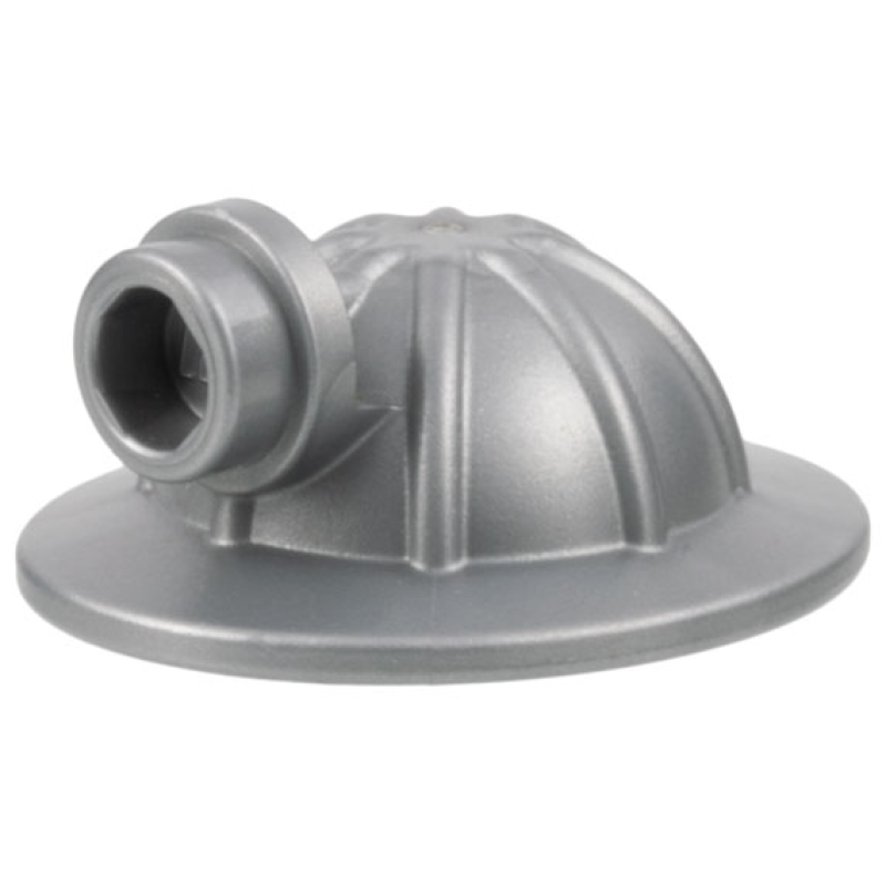 Hoofddeksel, Mijn Helm met hoofdlamp Flat Silver