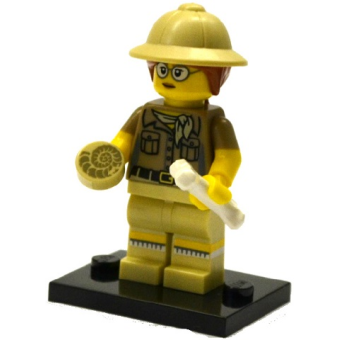 Paleontologist, Series 13 (Complete Set with Stand and Accessories)