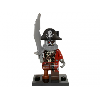 Zombie Pirate, Series 14 (Complete Set with Stand and Accessories)