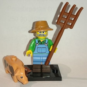 Farmer, Series 15 (Complete Set with Stand and Accessories)