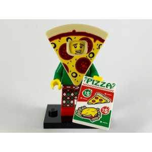 Pizza Costume Guy, Series 19 (Complete Set with Stand and Accessories)