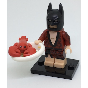 Lobster-Lovin' Batman, The LEGO Batman Movie, Series 1 (Complete Set with Stand and Accessories)