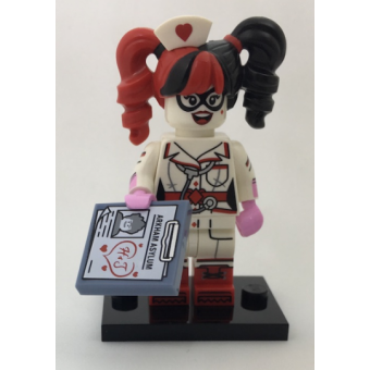 Nurse Harley Quinn, The LEGO Batman Movie, Series 1 (Complete Set with Stand and Accessories)