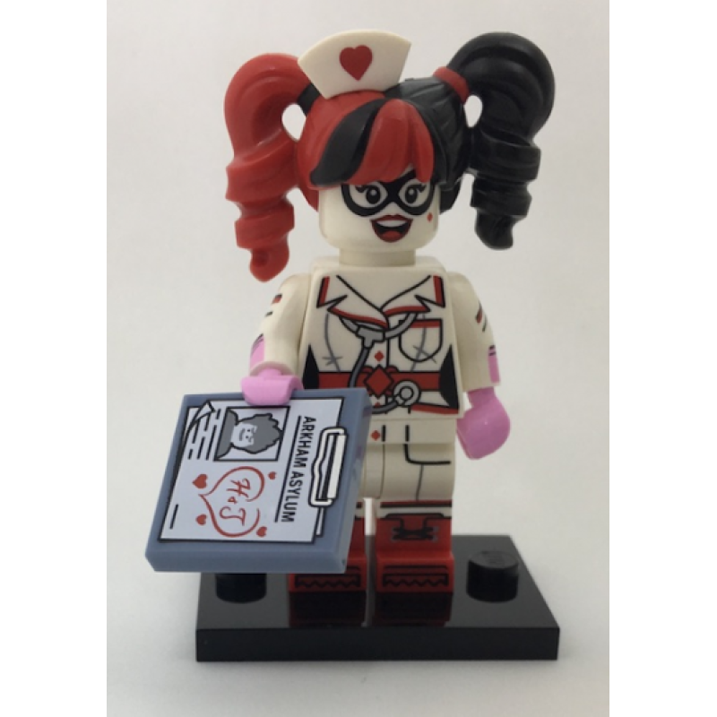 Nurse Harley Quinn, The LEGO Batman Movie, Series 1 (Complete Set with Stand and Accessories)