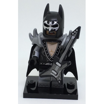 Glam Metal Batman, The LEGO Batman Movie, Series 1 (Complete Set with Stand and Accessories)