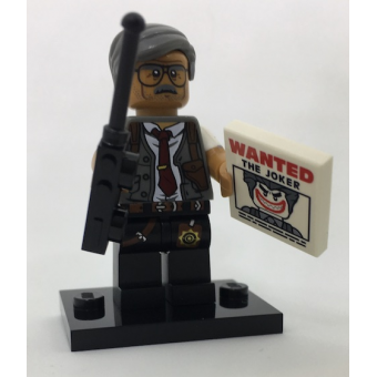Commissioner Gordon, The LEGO Batman Movie, Series 1 (Complete Set with Stand and Accessories)