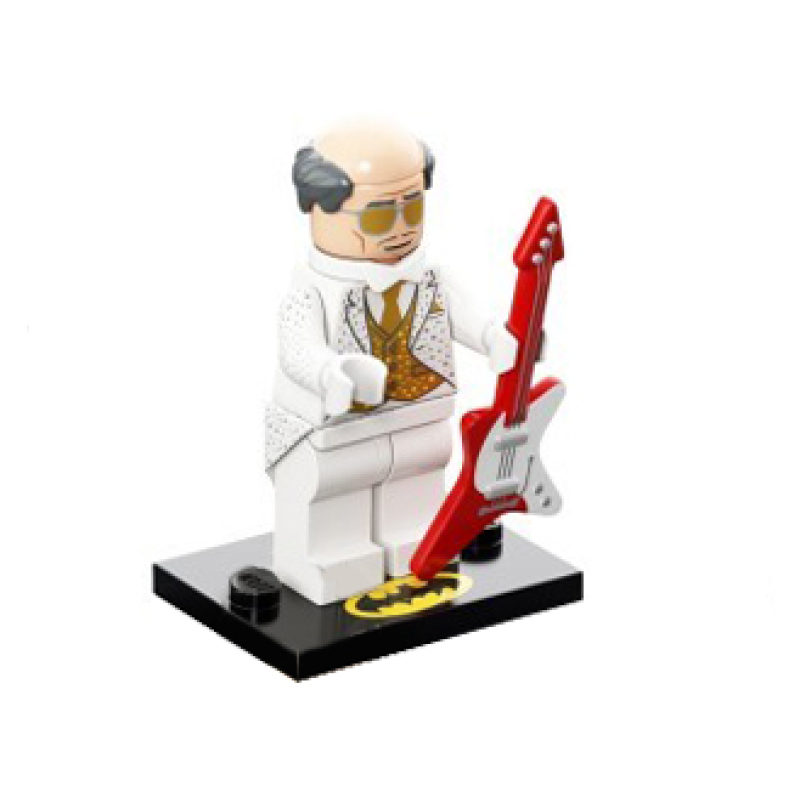 Disco Alfred Pennyworth, The LEGO Batman Movie, Series 2 (Complete Set with Stand and Accessories)