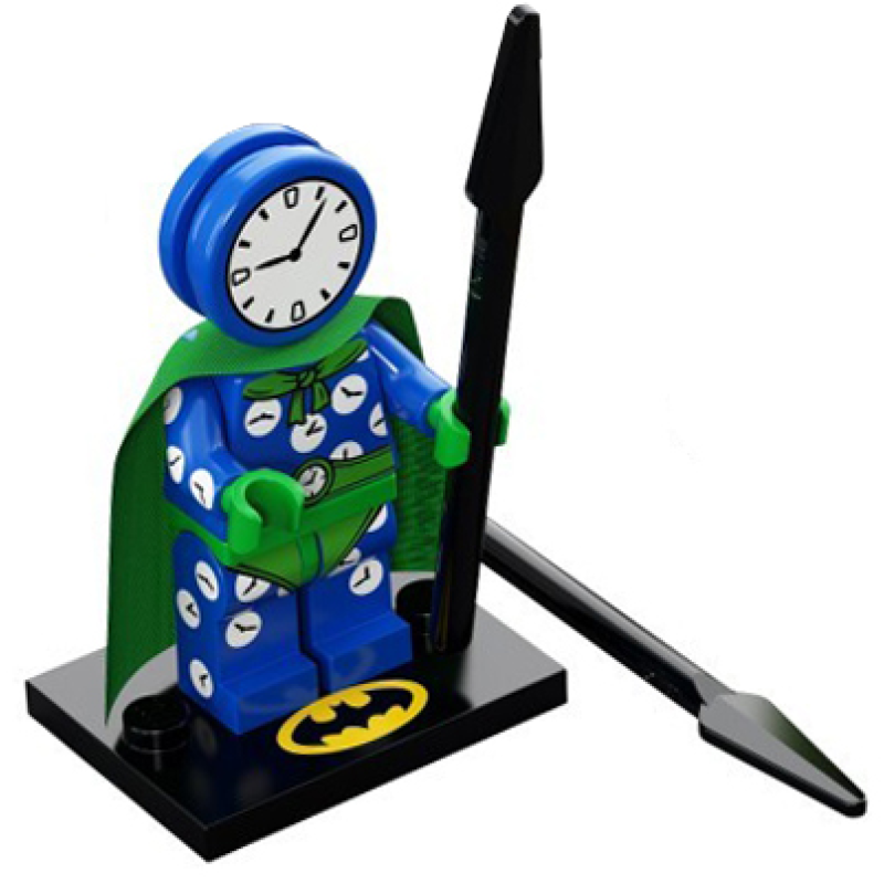Clock King, The LEGO Batman Movie, Series 2 (Complete Set with Stand and Accessories)