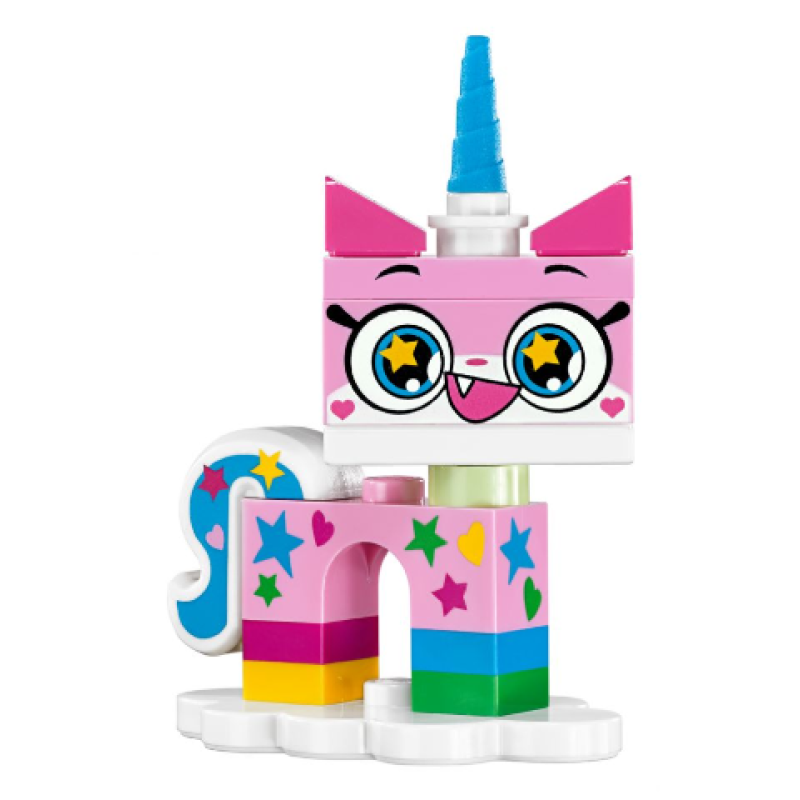 Rainbow Unikitty, Unikitty!, Series 1 (Complete Set with Stand)