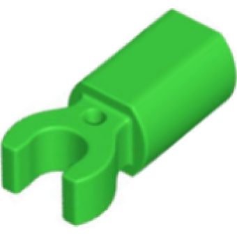 Staaf Houder met clip Bright Green