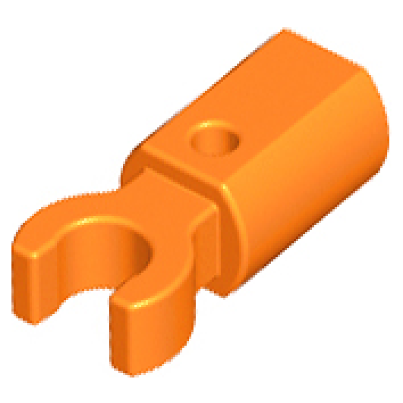 Staaf Houder met clip Orange