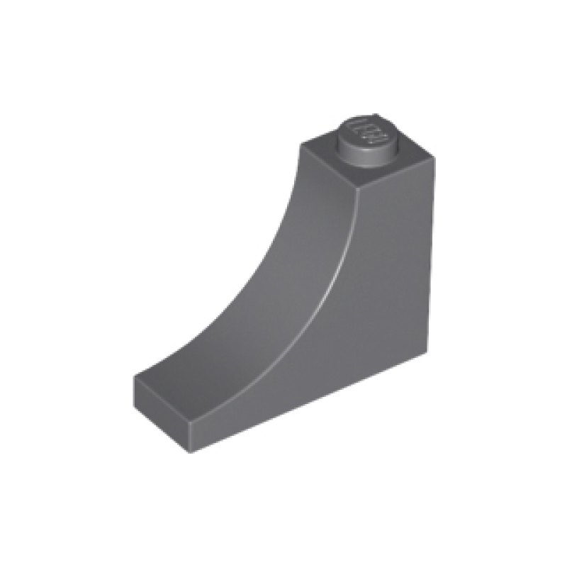 Boog 1x3x2 Omgekeerd Dark Bluish Gray