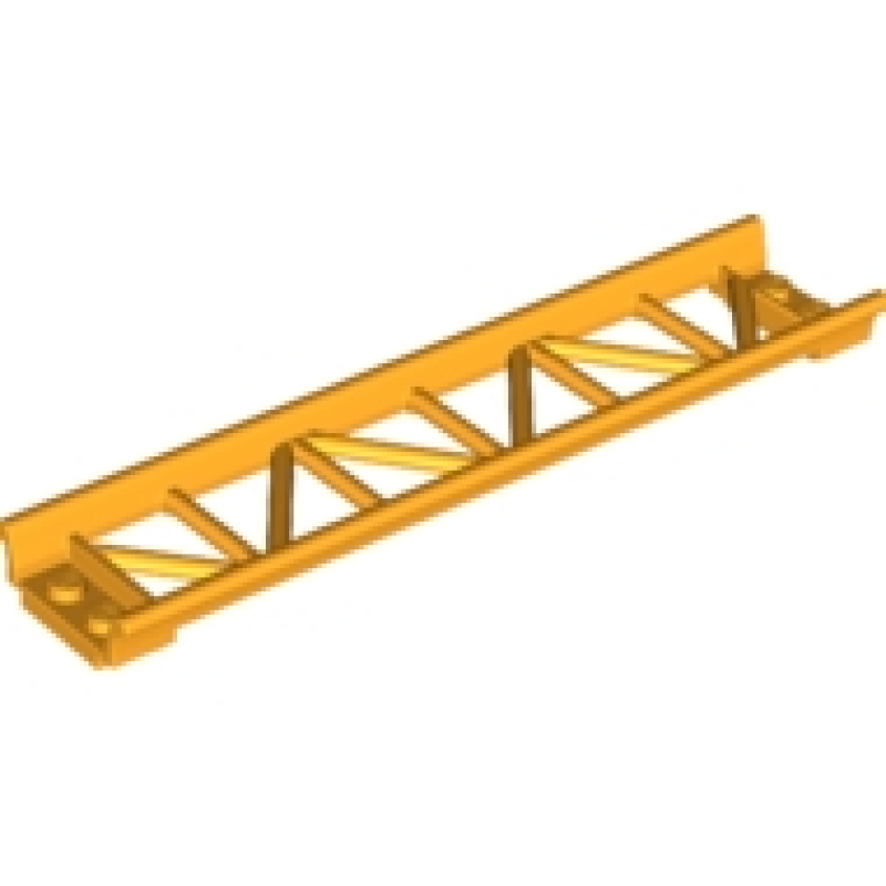Trein, Rails Roller Coaster Recht 16L Bright Light Orange