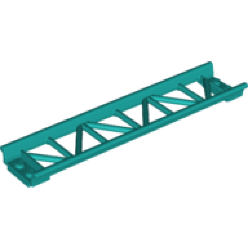 Trein, Rails Roller Coaster Recht 16L Dark Turquoise