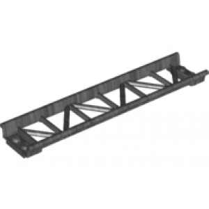 Trein rails roller coaster recht 16L Pearl Dark Gray