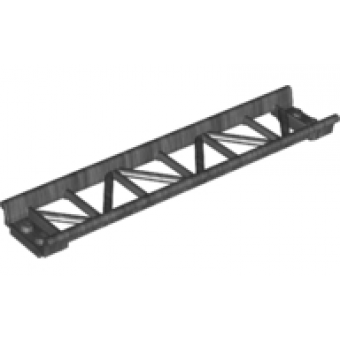 Trein rails roller coaster recht 16L Pearl Dark Gray