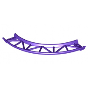 Trein rails roller coaster gebogen 90 graden Dark Purple
