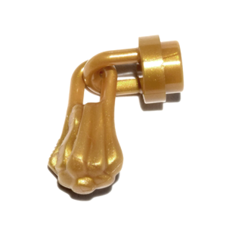 Ketting met Kwast Pearl Gold