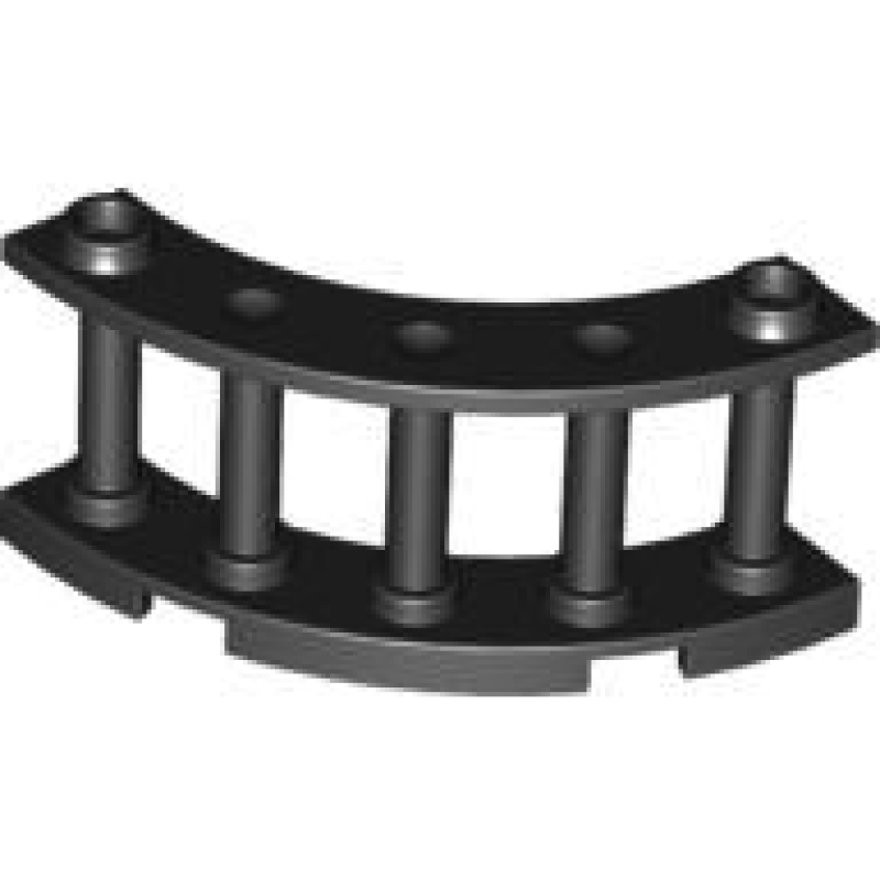 Hek 4x4x2 kwart rond Black