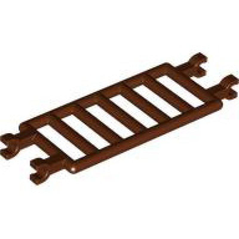 Staaf 7x3 met 4 clips (ladder) Reddish Brown